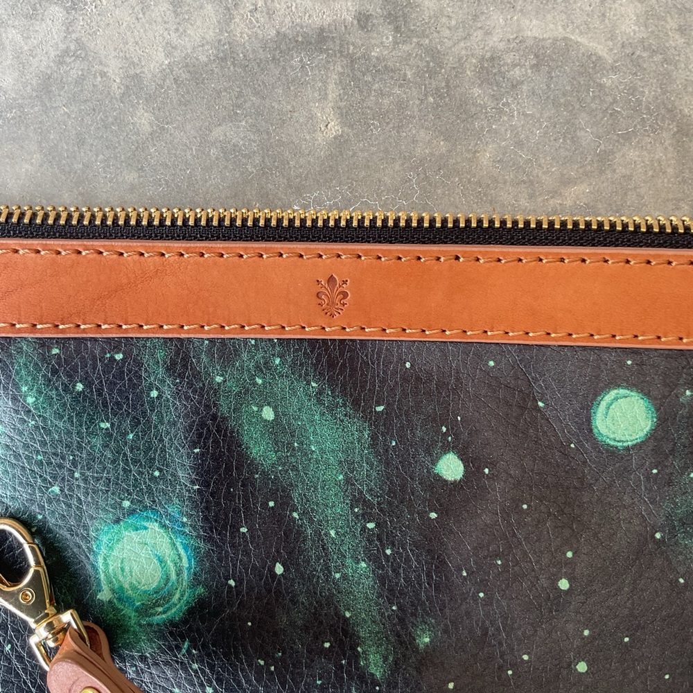 Garuglieri Italian Leather Wristlet Pouch - Picture 6 of 9